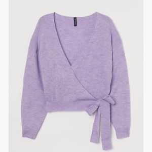 H&M Knit Wrap-front Cardigan
